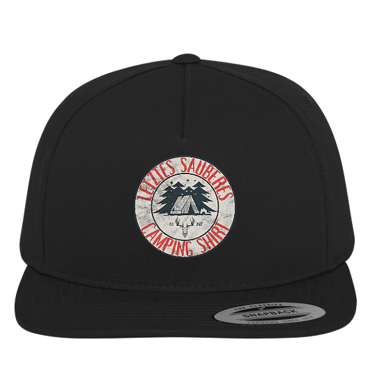 Letztes sauberes Camping Shirt - Premium Snapback Cap