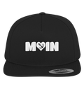 Moin Spruch mit Herz Anker - Premium Snapback Cap - Kiebitzdelle