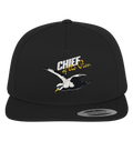 Chief of the Pier Chef Möwe mit Sonnenbrille - Premium Snapback Cap - Kiebitzdelle