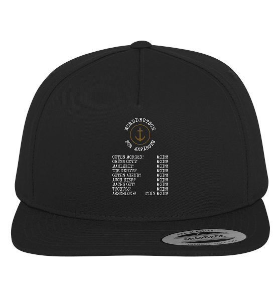 Norddeutsch für Anfänger - Premium Snapback Cap - Kiebitzdelle