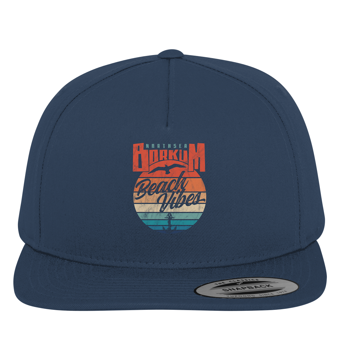 Borkum Beach Vibes - Premium Snapback Cap - Kiebitzdelle