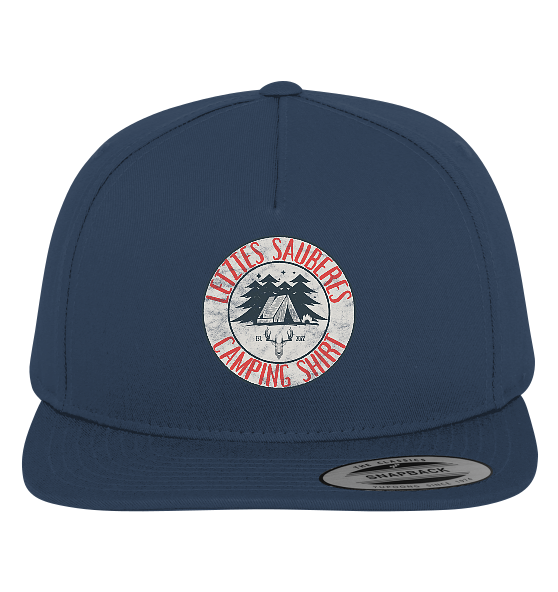 Letztes sauberes Camping Shirt - Premium Snapback Cap - Kiebitzdelle