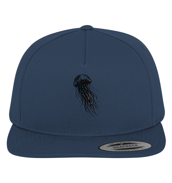 Street Art Qualle - Premium Snapback Cap - Kiebitzdelle