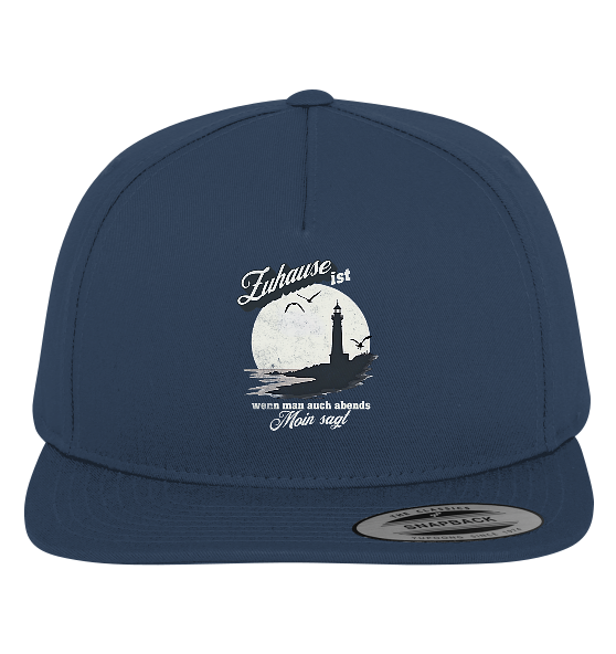 Moin Spruch Zuhause - Premium Snapback Cap - Kiebitzdelle