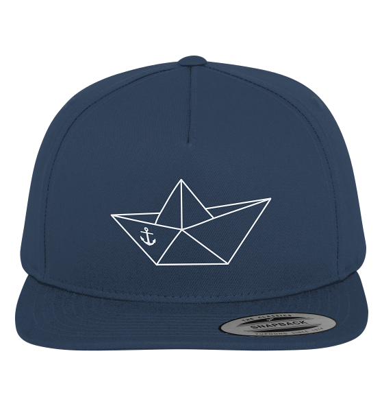 Papierschiff Papierboot Origami - Premium Snapback Cap - Kiebitzdelle