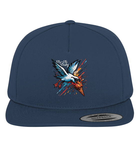 Eis Eis Baby Eisdieb Möwe - Premium Snapback Cap - Kiebitzdelle