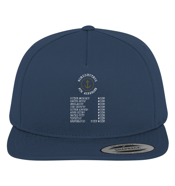 Norddeutsch für Anfänger - Premium Snapback Cap - Kiebitzdelle