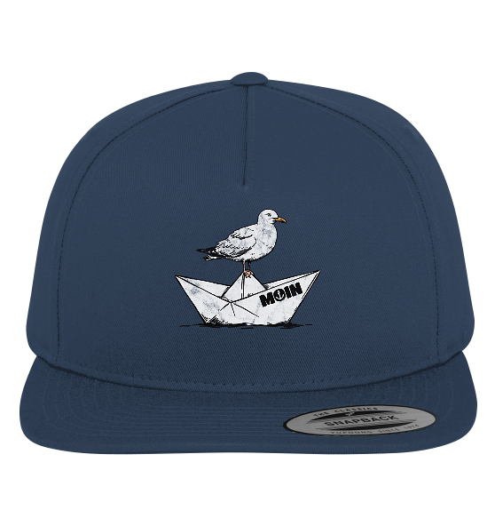 Papierschiff Möwe Moin - Premium Snapback Cap - Kiebitzdelle