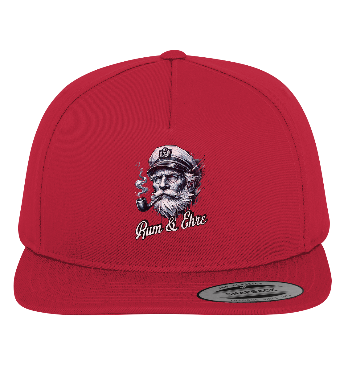Rum und Ehre Kapitän - Premium Snapback Cap - Kiebitzdelle