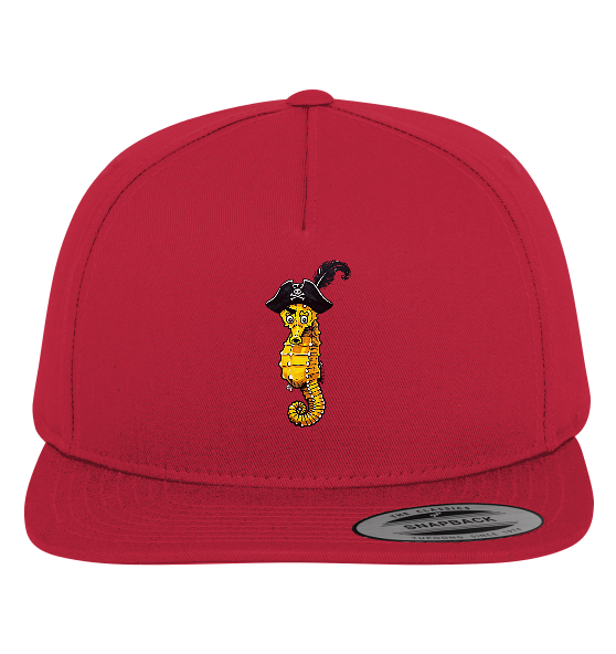 Seepferdchen Seeräuber Pirat - Premium Snapback Cap - Kiebitzdelle