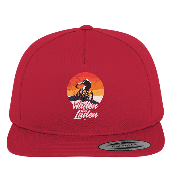 Waden statt Laden Fahrrad E-Bike Radtrikot - Premium Snapback Cap - Kiebitzdelle