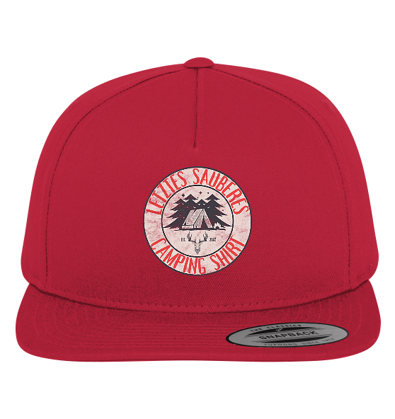 Letztes sauberes Camping Shirt - Premium Snapback Cap - Kiebitzdelle