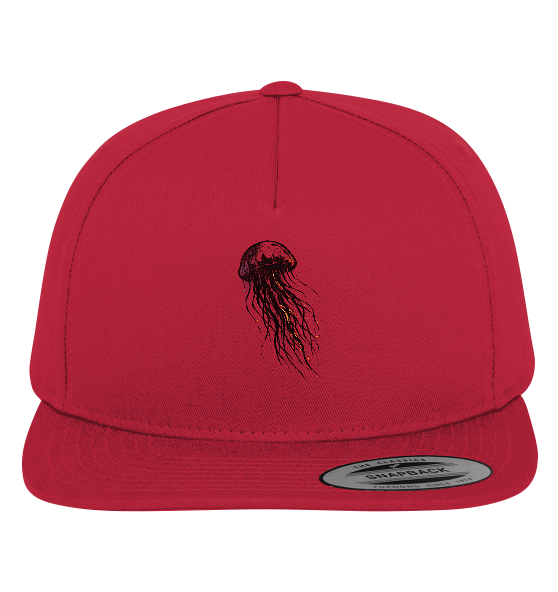 Street Art Qualle - Premium Snapback Cap - Kiebitzdelle