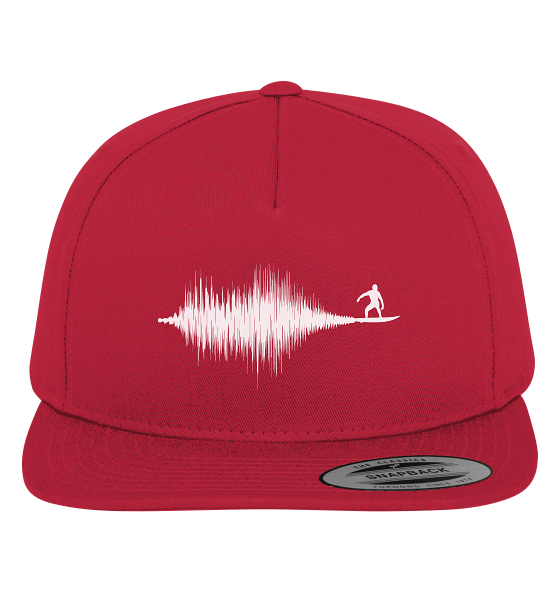 Soundwave Schallewelle Surfer Equilizer - Premium Snapback Cap - Kiebitzdelle