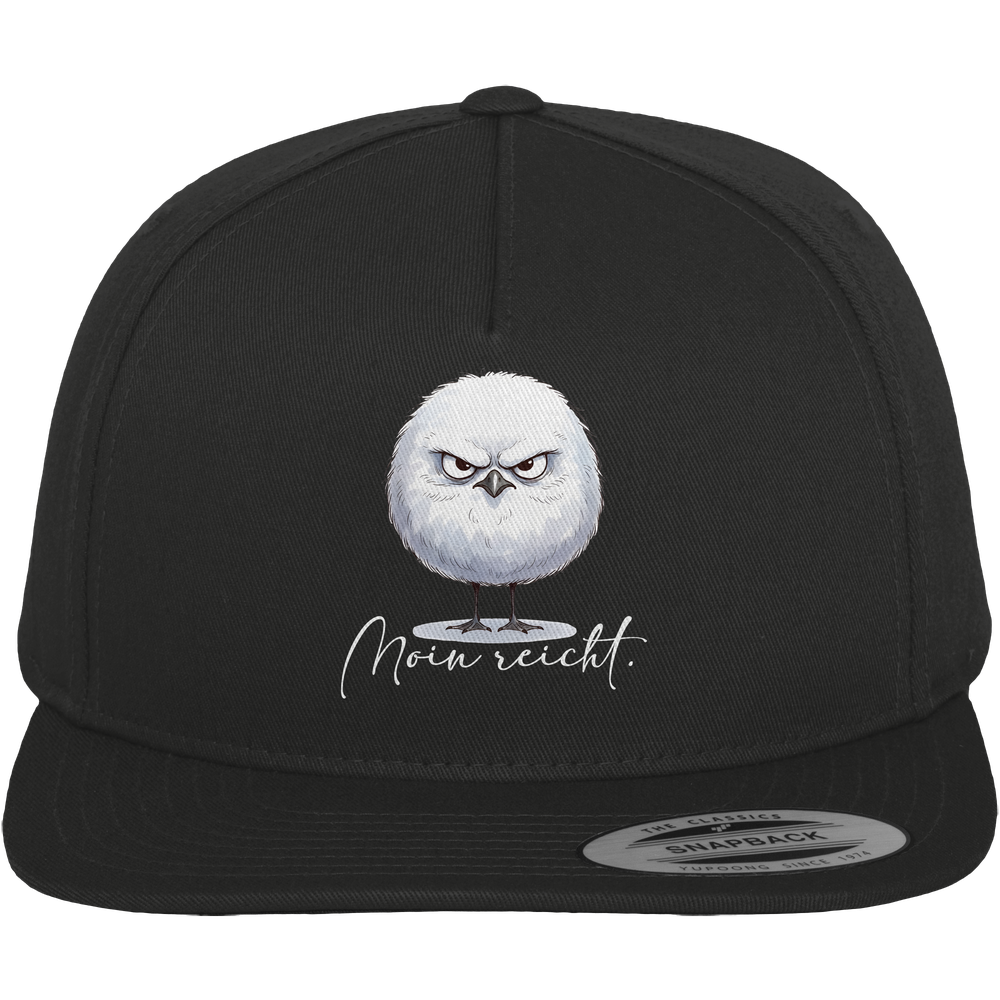 Moin reicht - Grimmige runde Möwe - Premium Snapback
