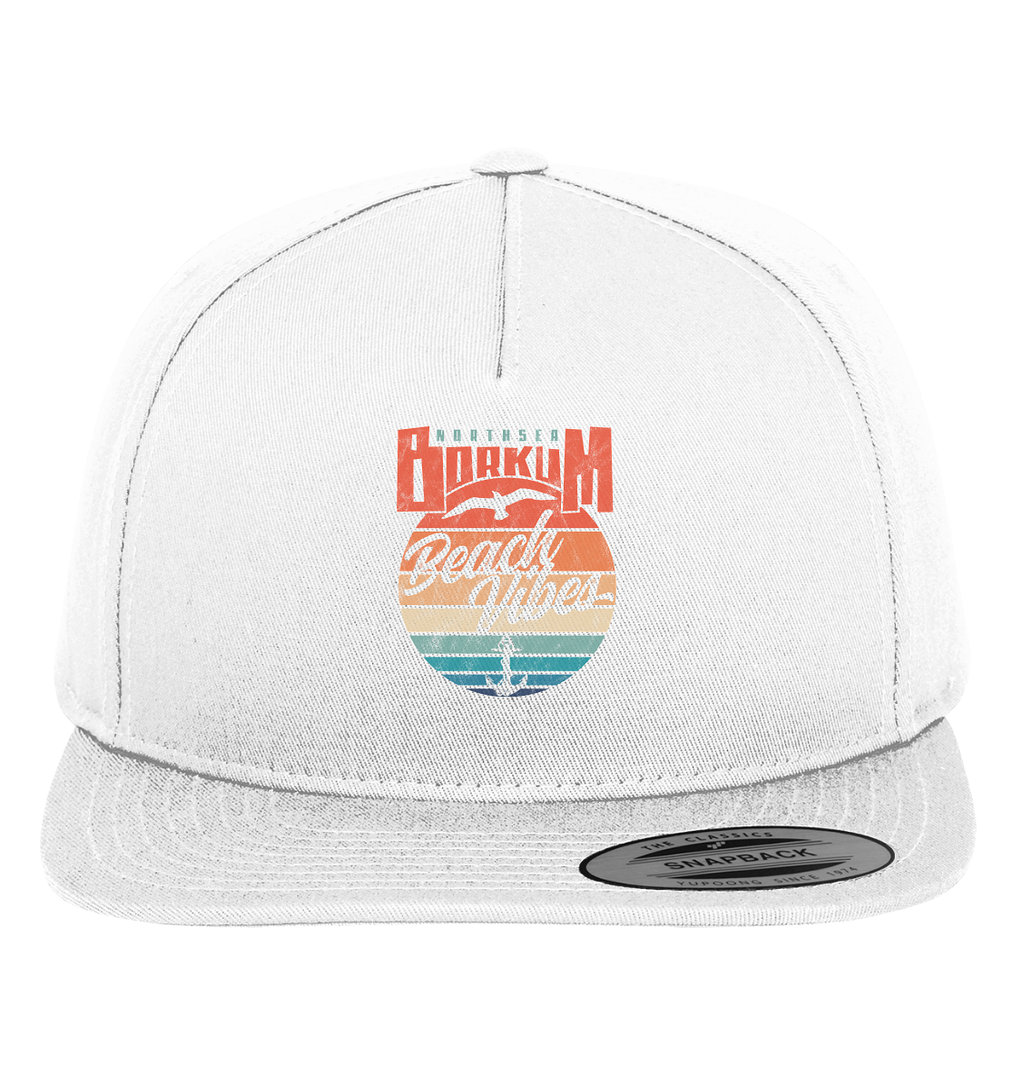 Borkum Beach Vibes - Premium Snapback Cap - Kiebitzdelle