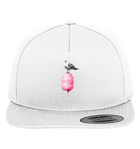 Möwe auf Zuckerwatte - Premium Snapback Cap - Kiebitzdelle