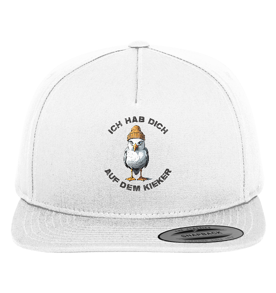 Ich hab Dich auf dem Kieker Möwe Spruch - Premium Snapback Cap - Kiebitzdelle