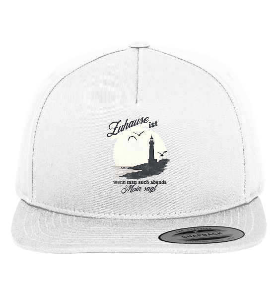 Moin Spruch Zuhause - Premium Snapback Cap - Kiebitzdelle