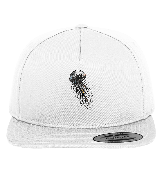 Street Art Qualle - Premium Snapback Cap - Kiebitzdelle