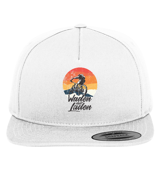 Waden statt Laden Fahrrad E-Bike Radtrikot - Premium Snapback Cap - Kiebitzdelle