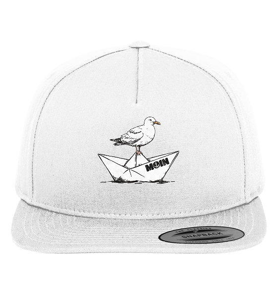 Papierschiff Möwe Moin - Premium Snapback Cap - Kiebitzdelle