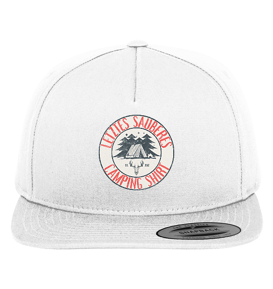 Letztes sauberes Camping Shirt - Premium Snapback Cap - Kiebitzdelle