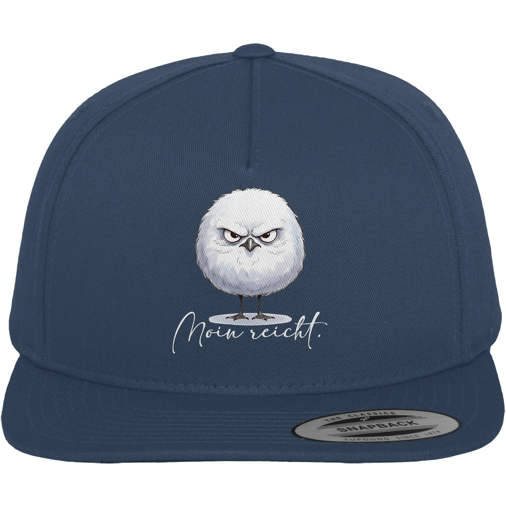 Moin reicht - Grimmige runde Möwe - Premium Snapback