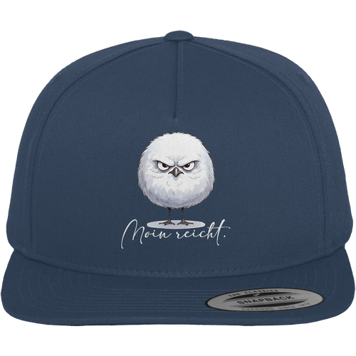 Moin reicht - Grimmige runde Möwe - Premium Snapback