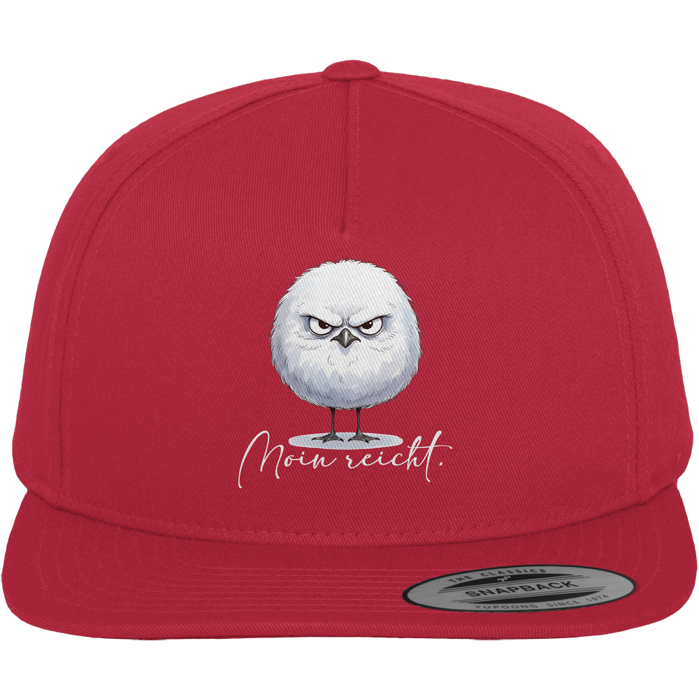 Moin reicht - Grimmige runde Möwe - Premium Snapback