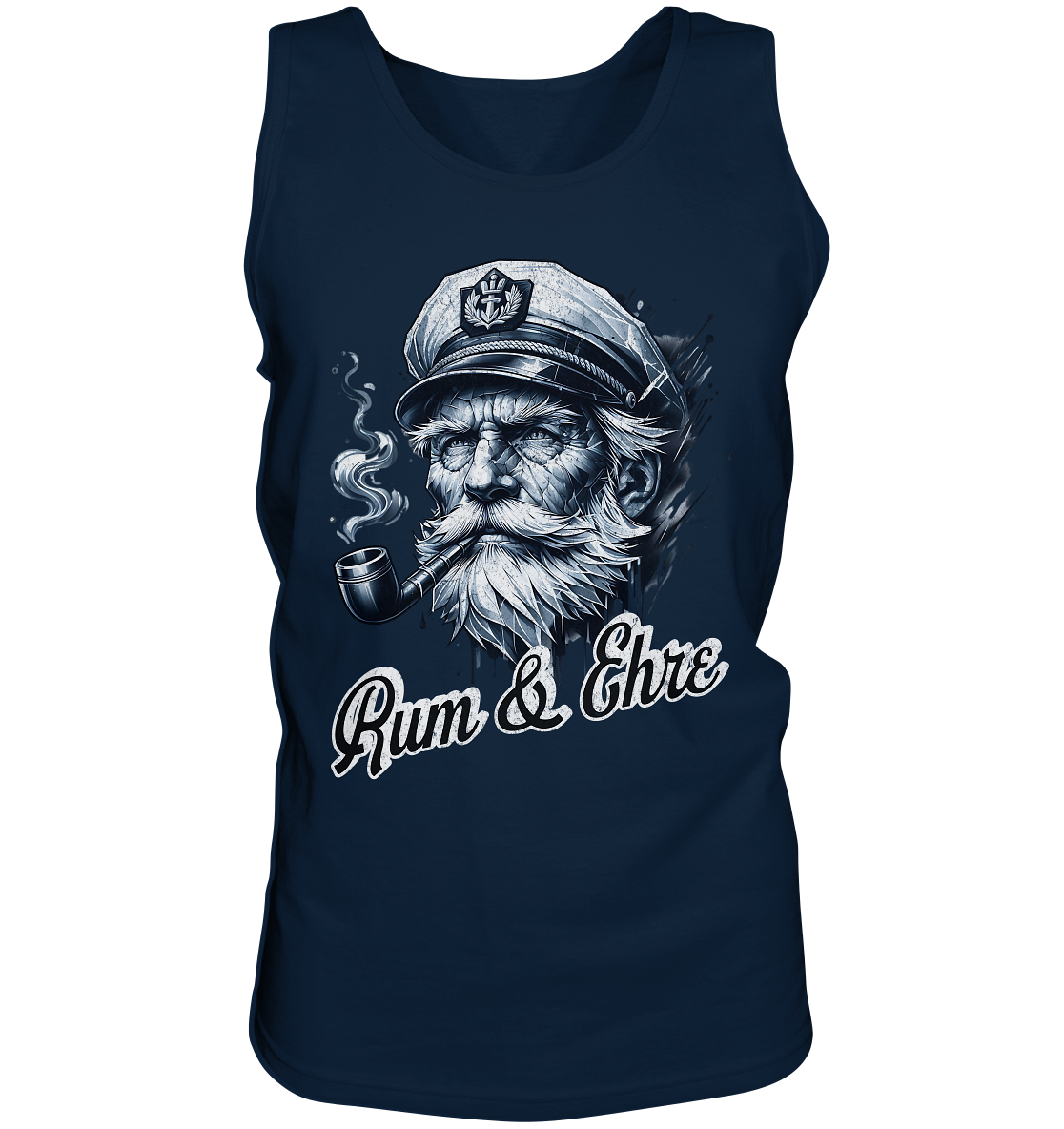 Rum und Ehre Kapitän - Herren Tank-Top - Kiebitzdelle