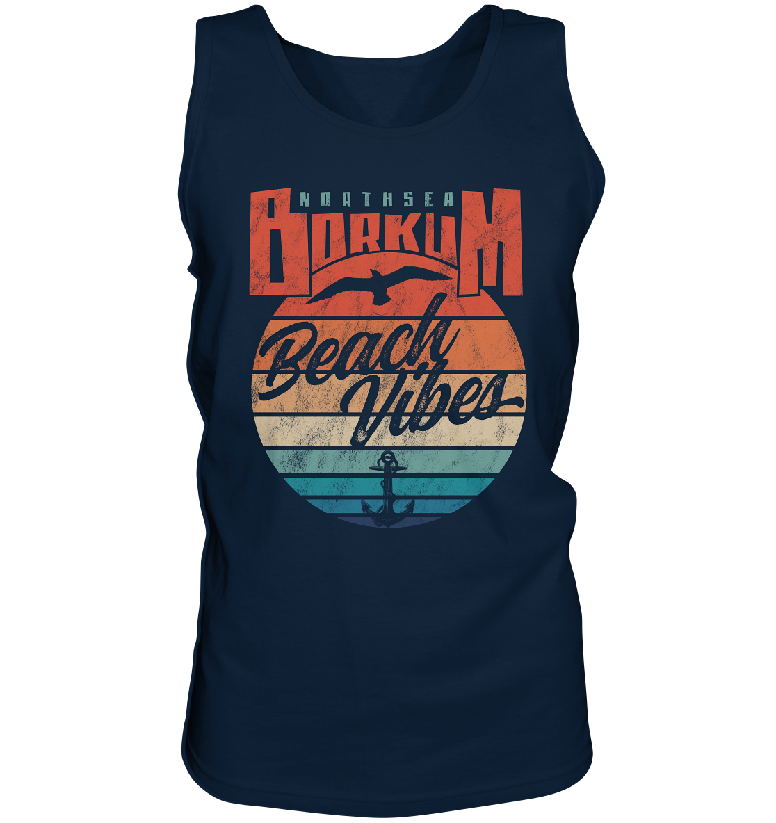 Borkum Beach Vibes - Herren Tank-Top - Kiebitzdelle