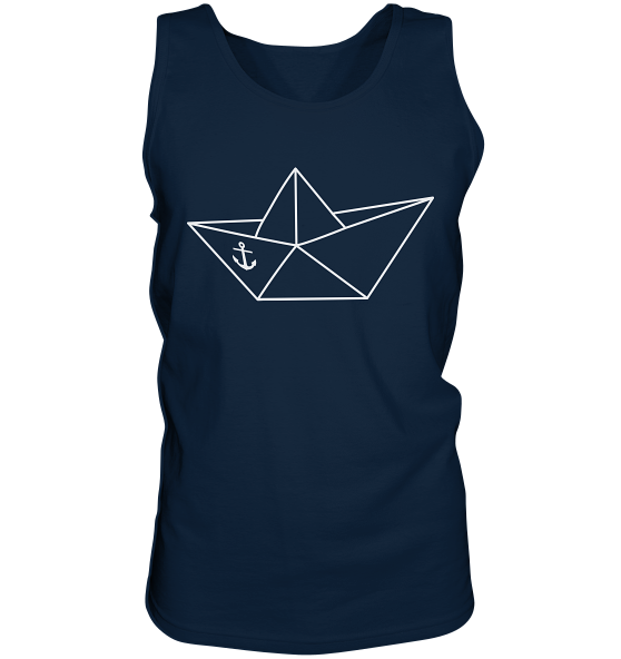 Papierschiff Papierboot Origami - Herren Tank-Top - Kiebitzdelle