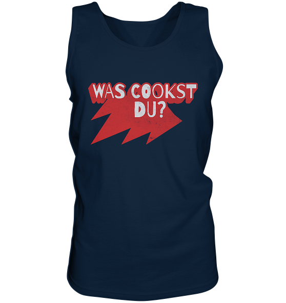 Was cookst du Lustig Kochen - Herren Tank-Top - Kiebitzdelle