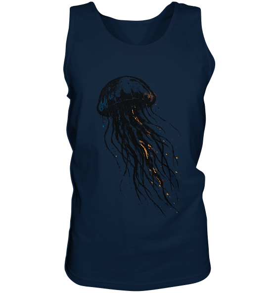 Street Art Qualle - Herren Tank-Top - Kiebitzdelle