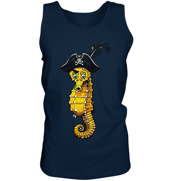 Seepferdchen Seeräuber Pirat - Herren Tank-Top - Kiebitzdelle