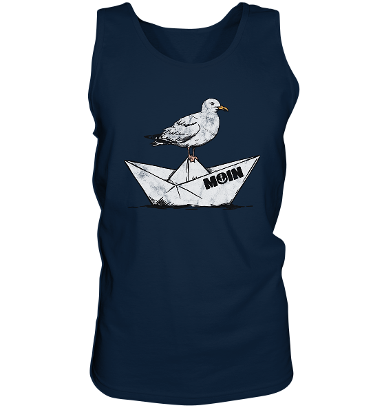 Papierschiff Möwe Moin - Herren Tank-Top - Kiebitzdelle