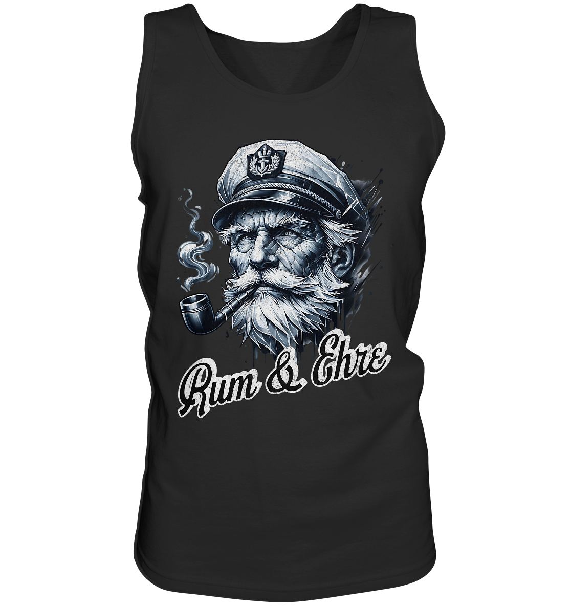 Rum und Ehre Kapitän - Herren Tank-Top - Kiebitzdelle