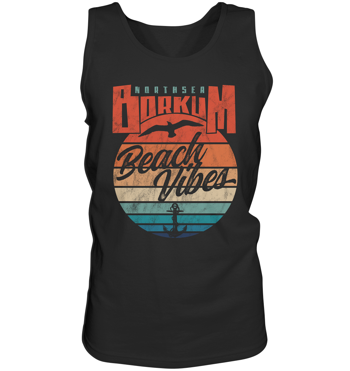 Borkum Beach Vibes - Herren Tank-Top - Kiebitzdelle