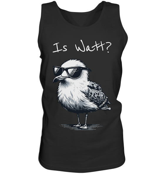 Is Watt Coole Möwe - Herren Tank-Top - Kiebitzdelle