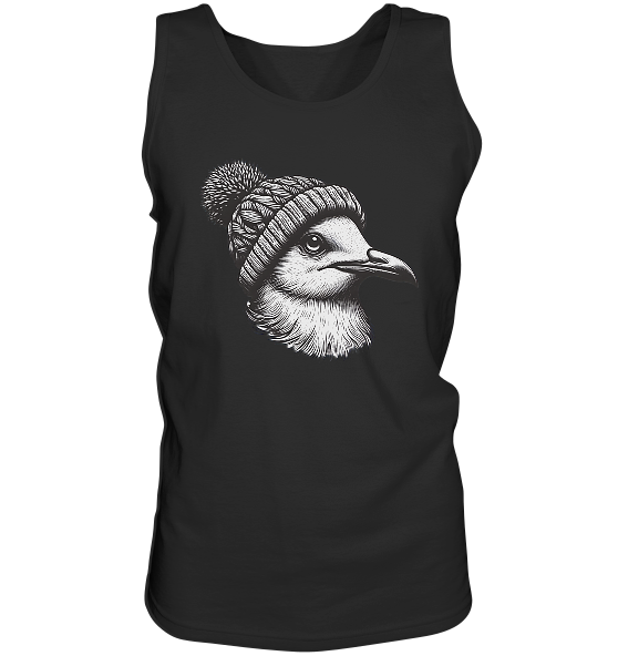 Coole Möwe mit Pudelmütze - Herren Tank-Top - Kiebitzdelle