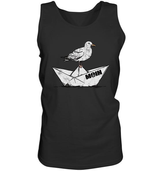Papierschiff Möwe Moin - Herren Tank-Top