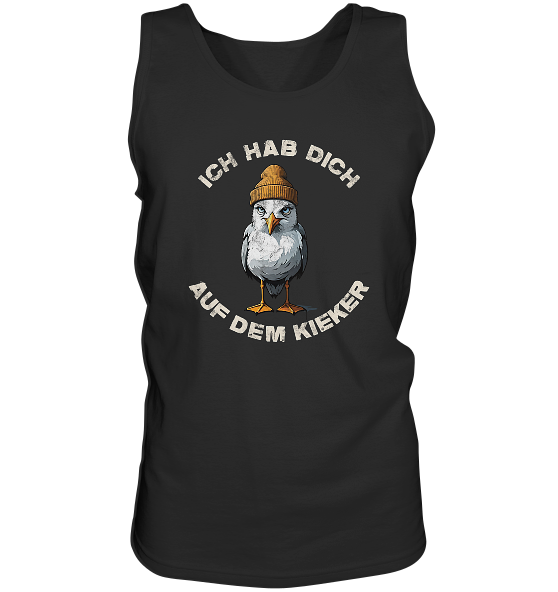 Ich hab Dich auf dem Kieker Möwe Spruch - Herren Tank-Top - Kiebitzdelle
