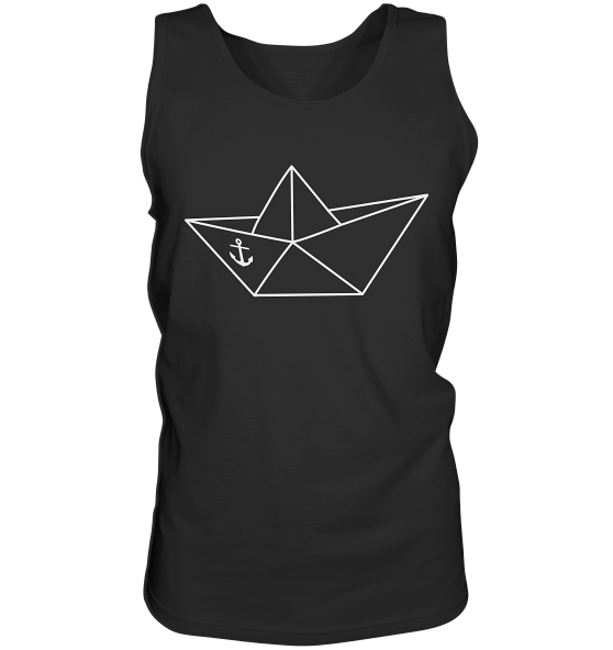 Papierschiff Papierboot Origami - Herren Tank-Top - Kiebitzdelle