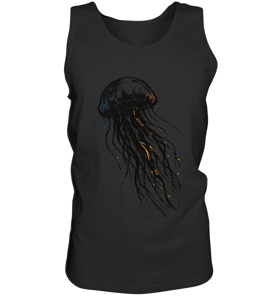Street Art Qualle - Herren Tank-Top - Kiebitzdelle