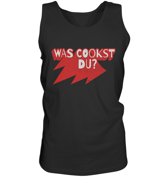 Was cookst du Lustig Kochen - Herren Tank-Top - Kiebitzdelle