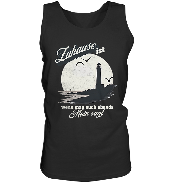 Moin Spruch Zuhause - Herren Tank-Top