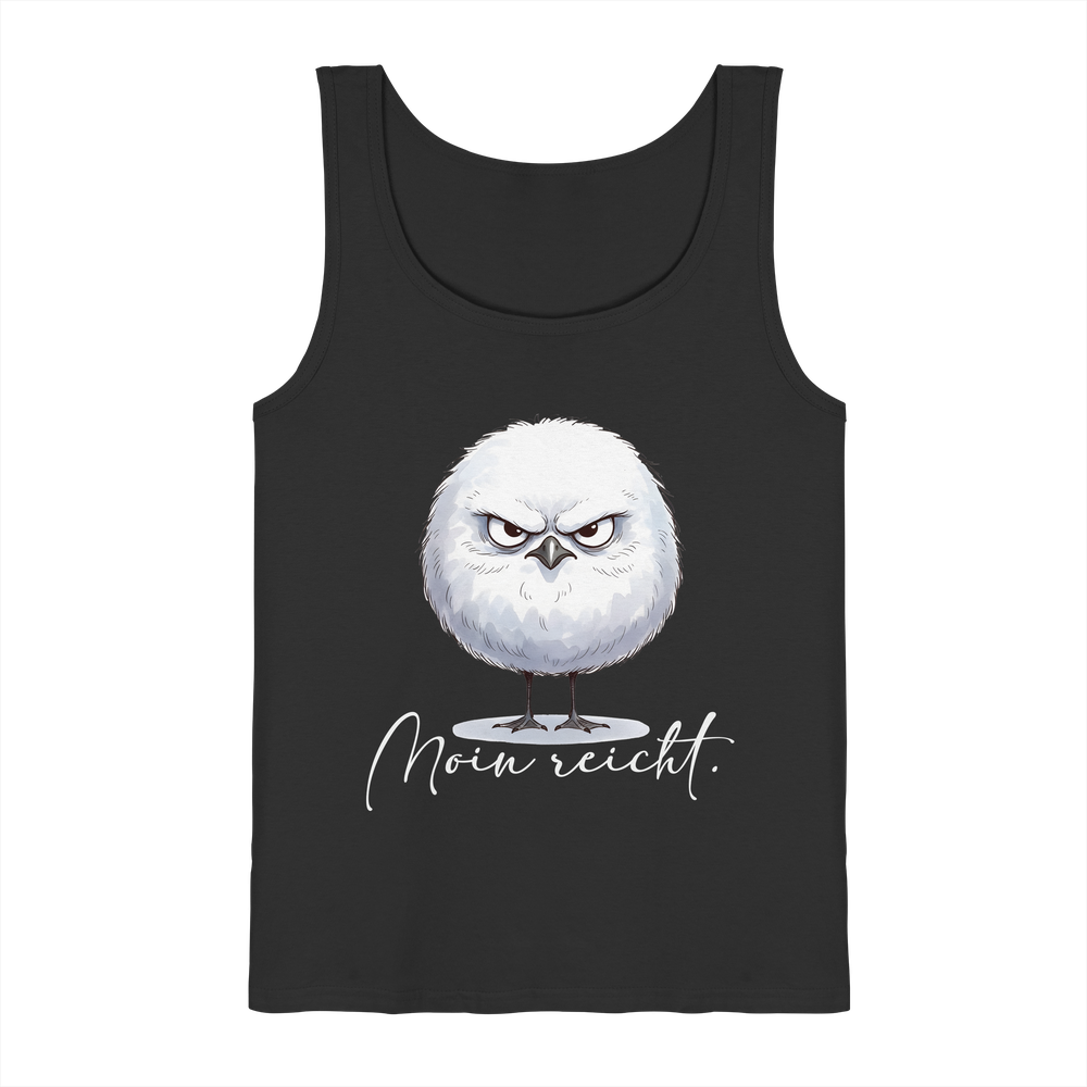 Moin reicht - Grimmige runde Möwe - Tank-Top