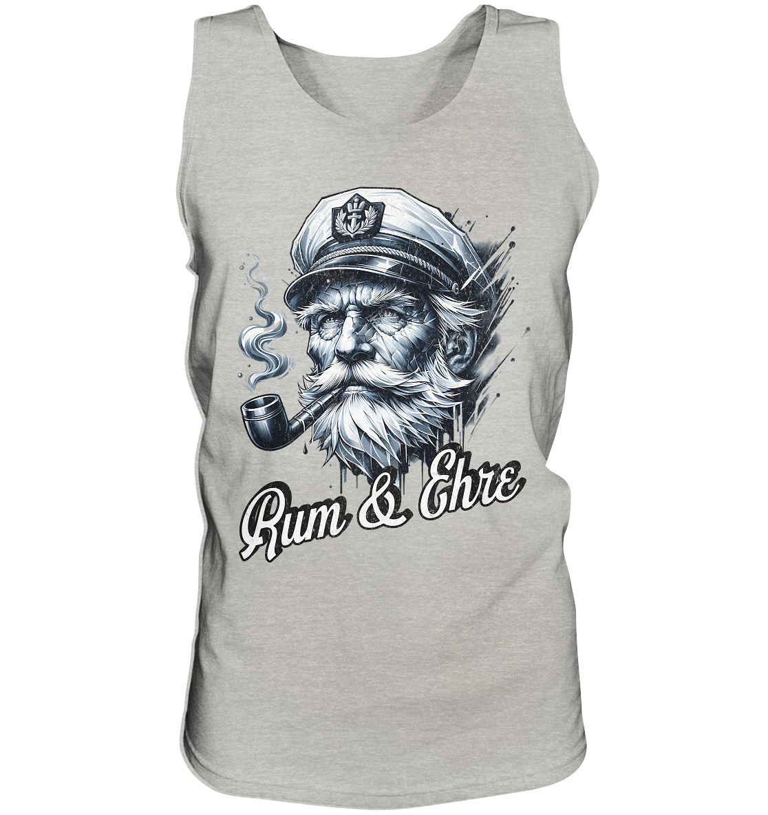 Rum und Ehre Kapitän - Herren Tank-Top - Kiebitzdelle