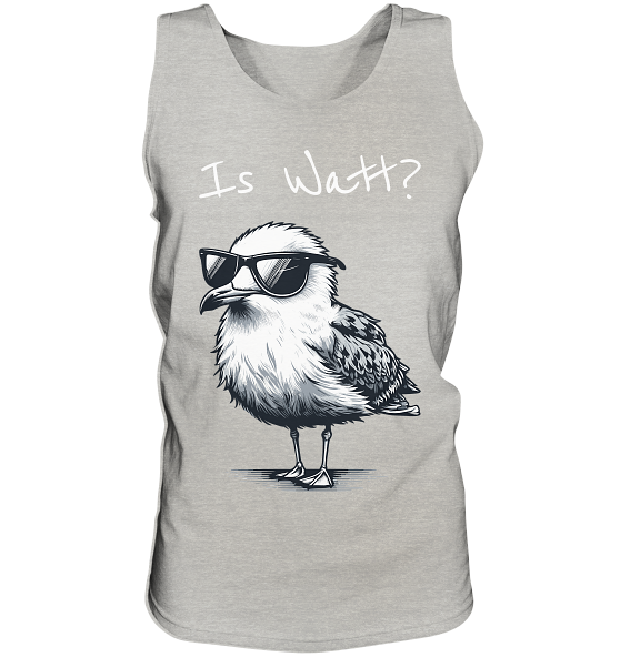 Is Watt Coole Möwe - Herren Tank-Top - Kiebitzdelle